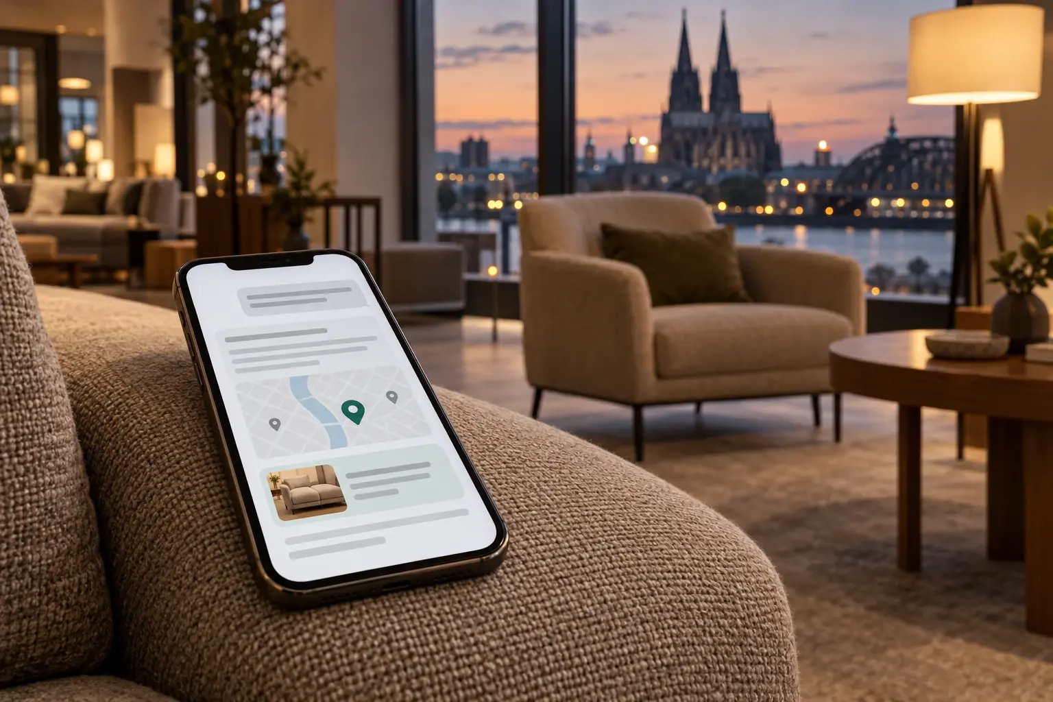 Möbelhaus Köln: Welche Läden empfiehlt die KI?